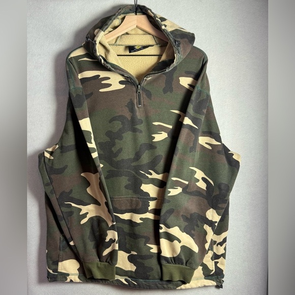 Hot Shot Outdoor Jacket Size XL Men Vintage Camouflage Wool Nylon Blend Hunting - Picture 1 of 14
